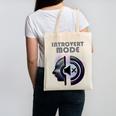 Introvert Mode Finding Inner Peace In Silence Canvas Tote Bag Introvert Mode Finding Inner Peace In Silence Canvas Tote Bag