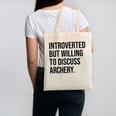 Introverted Archer Archery Introvert Canvas Tote Bag Introverted Archer Archery Introvert Canvas Tote Bag