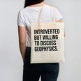 Introverted Geophysicist Geophysics Introvert Canvas Tote Bag Introverted Geophysicist Geophysics Introvert Canvas Tote Bag
