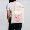 Introverted But Willing To Discuss Axolotl Salamander Canvas Tote Bag