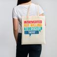 Introverted But Willing To Discuss Tacos Canvas Tote Bag Introverted But Willing To Discuss Tacos Canvas Tote Bag