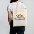 Its a Good Day To Read a Book Librarian Books Reading Floral Canvas Tote Bag
