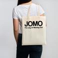 JOMO Joy Of Missing Out Fomo Fear Cozy Introvert Joke Canvas Tote Bag JOMO Joy Of Missing Out Fomo Fear Cozy Introvert Joke Canvas Tote Bag