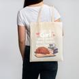 Just a Girl Who Loves Dogs Books Coffee T-Shirt Canvas Tote Bag