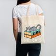 I Just Want To Read Books And Pet Cats Bookish Bookworm Canvas Tote Bag