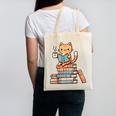 Kawaii Cat Coffee Books Teacher Men Women Girls Kids Canvas Tote Bag Kawaii Cat Coffee Books Teacher Men Women Girls Kids Canvas Tote Bag