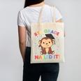 Kids 8th Grade Nailed It Monkey Graduation Canvas Tote Bag