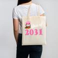 Kids Class Of 2031 Back To School Graduation T-Shirt Canvas Tote Bag