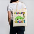 Kids Kindergarten Graduate Dinosaur Kindergarten Graduation Canvas Tote Bag