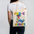 Kids Pre-K Graduate Dinosaur T-Rex Pre Kindergarten Graduation Canvas Tote Bag