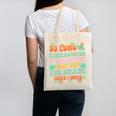 Kids So Long Kindergarten 1st Grade Here I Come Graduation Groovy Canvas Tote Bag