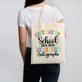 Last Day Autographs 1st Grade Graduation Boys Girls Groovy Canvas Tote Bag