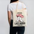 This Is My Last Rodeo Senior 2026 Cowgirl Graduation Canvas Tote Bag