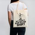 Law School Graduation My Lucky Bar Exam Shirt Lawyer Canvas Tote Bag