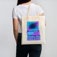 Lofi Reverie Analog Dreams Pixel 90s Desktop VHS Nostalgia Canvas Tote Bag