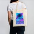 Lofi Reverie Analog Dreams Pixel 90s Desktop VHS Nostalgia Canvas Tote Bag