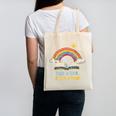 Take a Look It's In a Book Vintage Reading Teacher Rainbow Canvas Tote Bag Take a Look It's In a Book Vintage Reading Teacher Rainbow Canvas Tote Bag