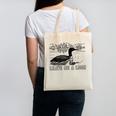 Loon Bird Pun Leave Me A Loon Nature For Introverts Canvas Tote Bag