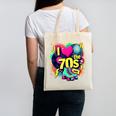 I Love The 70s Retro Cassette Roller Vinyl Nostalgia Vibes Canvas Tote Bag I Love The 70s Retro Cassette Roller Vinyl Nostalgia Vibes Canvas Tote Bag