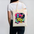I Love The 70s Vintage Cassette Roller Vinyl Nostalgia 70s Premium Tri-Blend Canvas Tote Bag