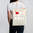 I Love My Introvert Son I Heart My Introvert Son Canvas Tote Bag I Love My Introvert Son I Heart My Introvert Son Canvas Tote Bag