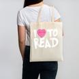 I LOVE TO READ Reading Books Bookworm Library Day Novelty Canvas Tote Bag I LOVE TO READ Reading Books Bookworm Library Day Novelty Canvas Tote Bag