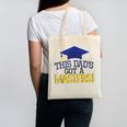 Masters Degree Proud Dad Graduation Shirt MBA Social Work Canvas Tote Bag