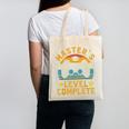 Master's Level Complete Vintage Video Gamer Graduation Canvas Tote Bag