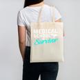 Medical School Survivor Med Student Graduation Canvas Tote Bag