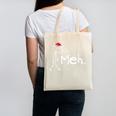 Meh Christmas Introvert Canvas Tote Bag Meh Christmas Introvert Canvas Tote Bag