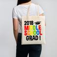 Middle School Graduation Class Of 2018 Shirt Canvas Tote Bag