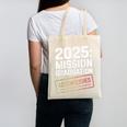 Mission Graduation Accomplished For Class Of 2025 Canvas Tote Bag