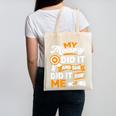 My Mommy Did It And She Did It For Me Graduation Diploma Canvas Tote Bag