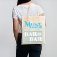 Music Major Student Pun Graduation Canvas Tote Bag