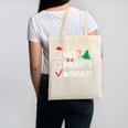 Nice Naughty Introvert Christmas List Santa Canvas Tote Bag Nice Naughty Introvert Christmas List Santa Canvas Tote Bag