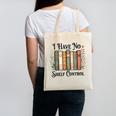 I Have No Shelf Control Flower Book Bookish Canvas Tote Bag