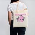 Nostalgia 80s 90s Retro Style Graphics Rose Pink Flower Canvas Tote Bag Nostalgia 80s 90s Retro Style Graphics Rose Pink Flower Canvas Tote Bag