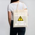 Not At All Friendly Do Not Approach Introvert Warning Canvas Tote Bag Not At All Friendly Do Not Approach Introvert Warning Canvas Tote Bag