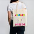 Nurse MSN Graduation Unicorn T-Shirt Nursing School Canvas Tote Bag