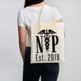 Nurse Practitioner Graduation NP Est 2019 Shirt Canvas Tote Bag
