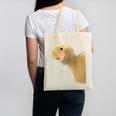 Peking Duck Peeking Chef Graduation Farm Duck Lover Canvas Tote Bag