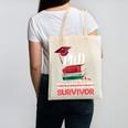 PhD PhD Graduation Gifts PhD Survivor T-Shirt Canvas Tote Bag