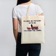 PLEASE BE PATIENT WITH ME I'M FROM THE 1900s 90s Meme Premium Canvas Tote Bag