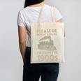 Please Be Patient With Me I'm From The 1900s Steam Train Premium Canvas Tote Bag