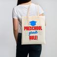 Preschooler Graduation Grad Cap Preschool Grads Rule Canvas Tote Bag