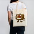 Protect PBS 80s Nostalgia Television Shirt Canvas Tote Bag