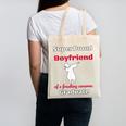 Proud Boyfriend Of 2018 Graduate Dabbing Graduation Canvas Tote Bag