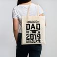 Proud Dad Of A Class 2019 GraduateShirt Graduation Canvas Tote Bag