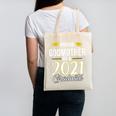 Proud Godmother Of A 2021 Graduate Graduation Clothes MBA Canvas Tote Bag
