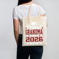 Proud Grandma Of A 2026 Graduate Class Of Graduation Canvas Tote Bag